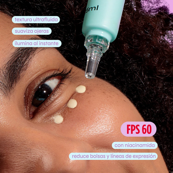 Crema Ultrafluida para Ojos Antioxidante FPS 60