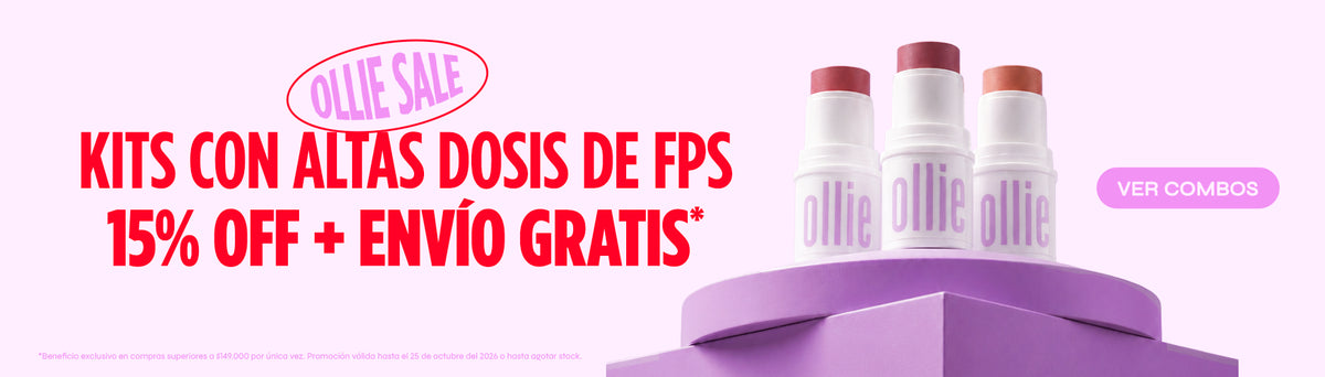 Produtos Ollie para proteção solar - meuollie
