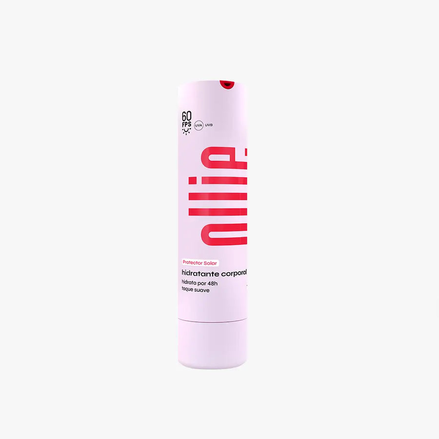 Frasco de hidratante corporal con protección solar Ollie FPS 60